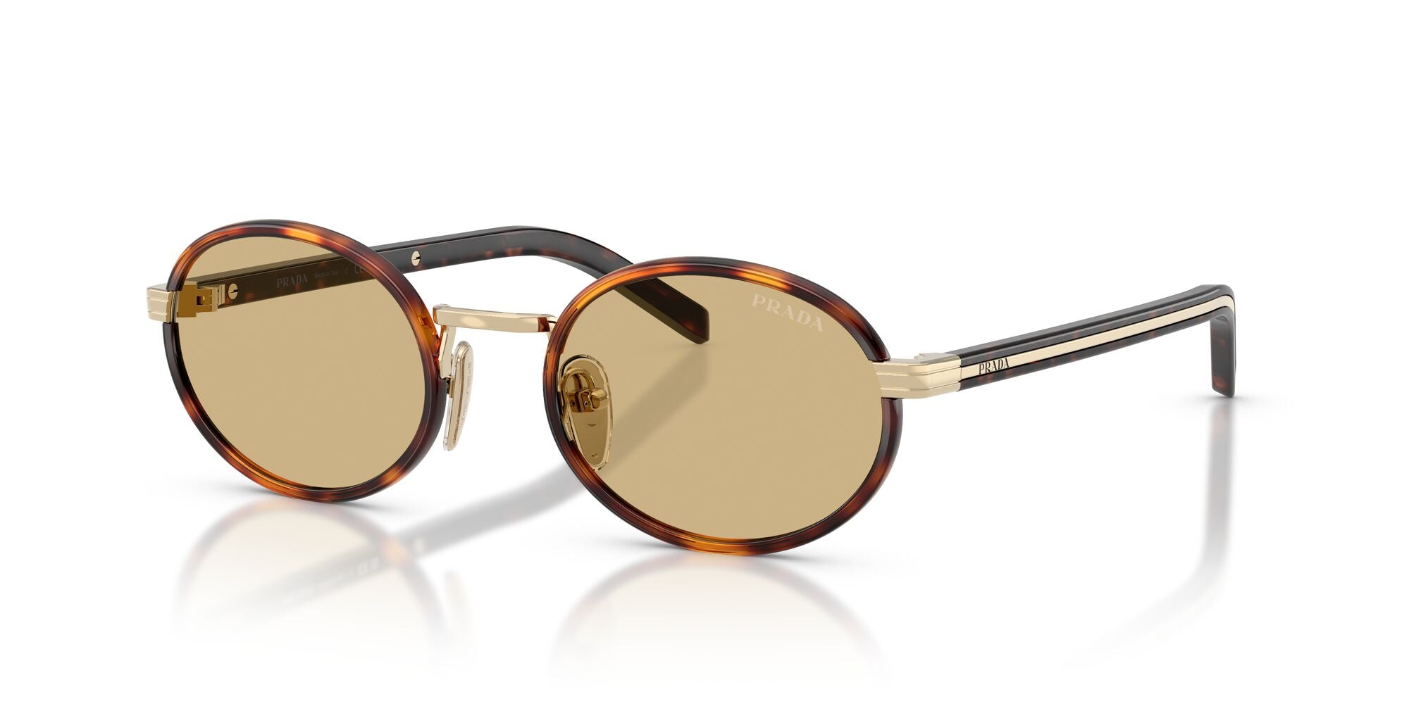 PRADA, 0PR B56S, 21E10R Root Tortoise, 52